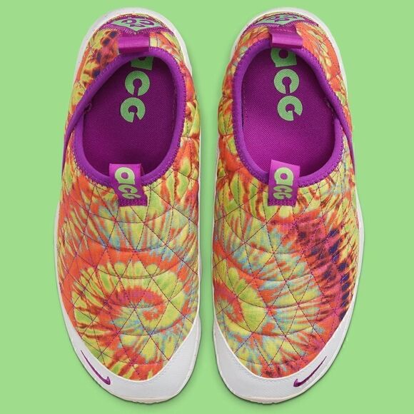 NIKE Mens ACG Moc 3.0 'Tie Dye' CW2463-300 - Picture 3 of 14